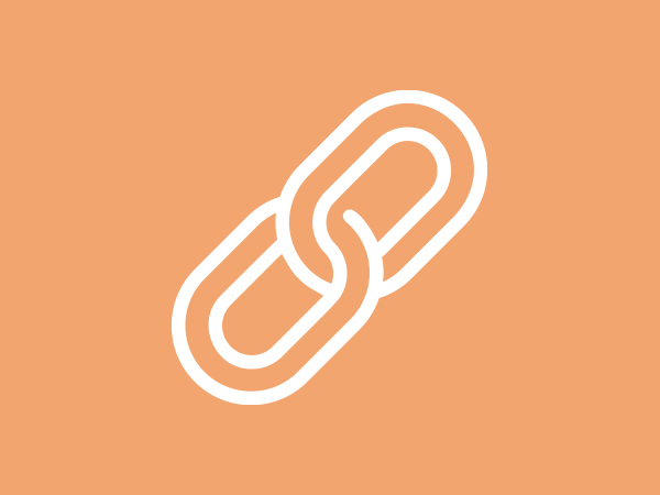Graphic of two links linked together