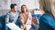 Couple sitting together during a marriage counseling session